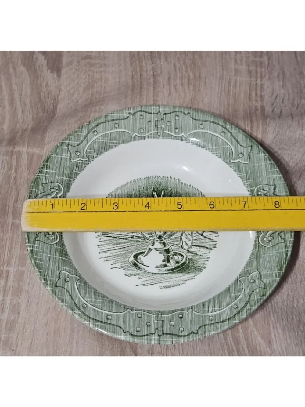 Royal China The Old Curiosity Shop Dinner Plate & 2 Rimmed Soup Bowls Ironstone
